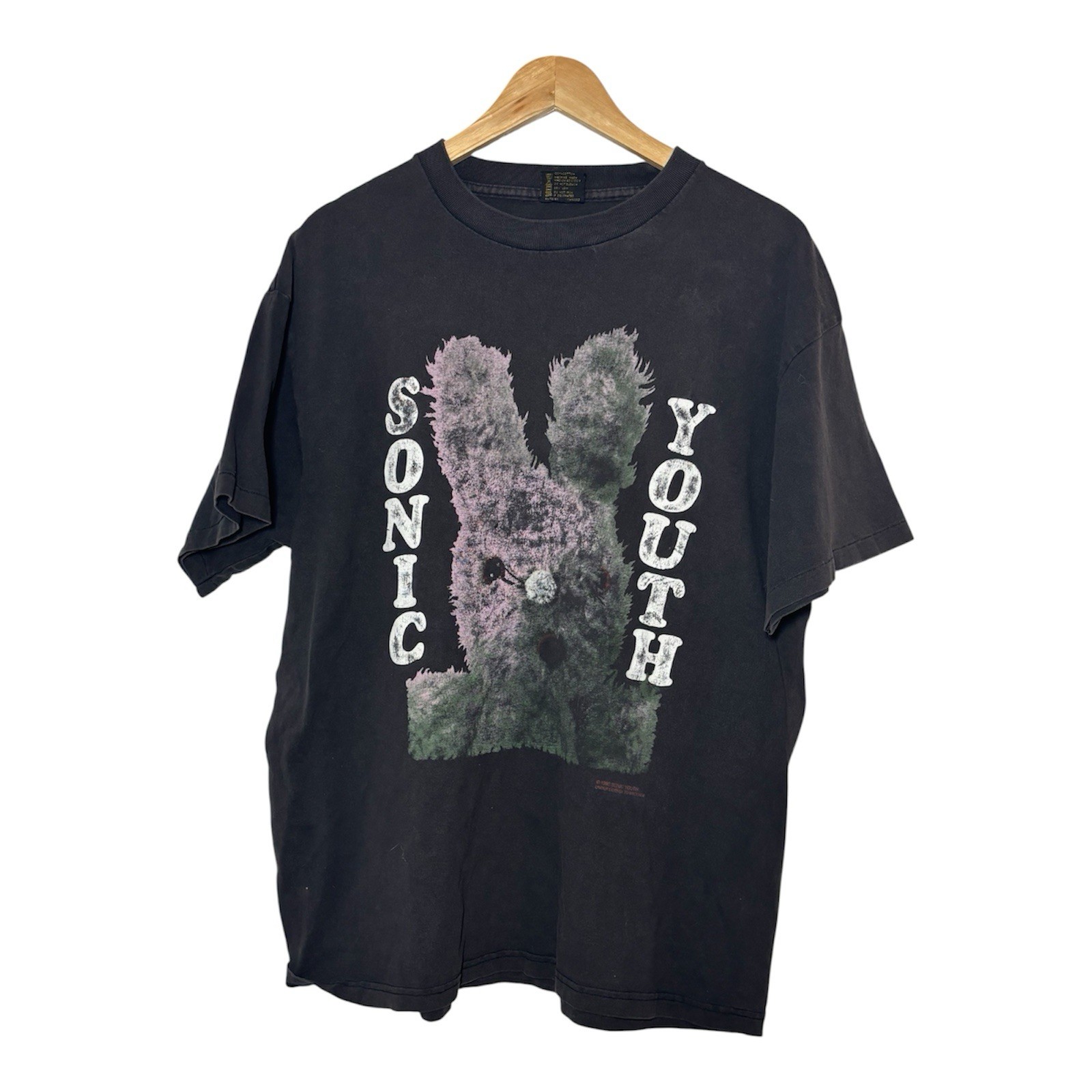 Modern Reprint Sonic Youth Dirty Bunny Gracias XL Rare NOT VINTAGE