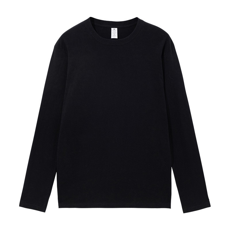 2026 Brand New Combed Compactall Cotton Heavy Round Neck Solid Color