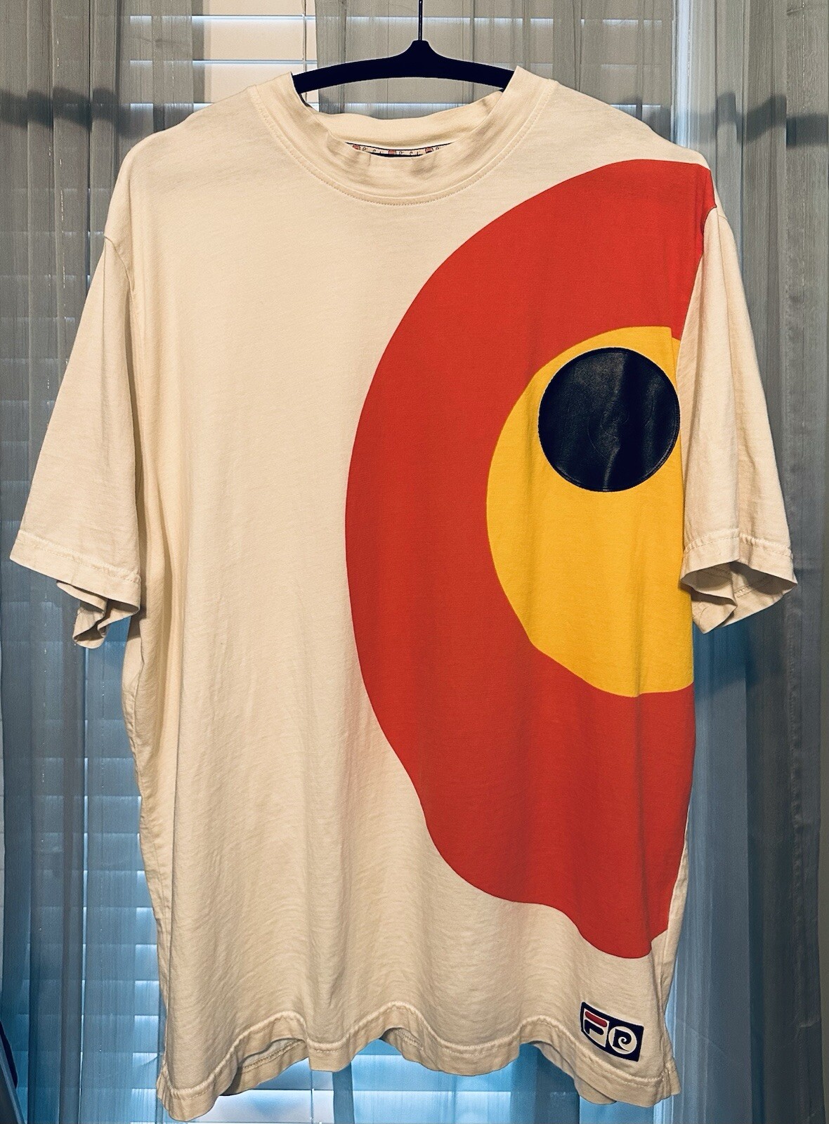 Fila x Pierre Cardin UO Exclusive XL Target Tee Retro Modern Graphic T-Shirt