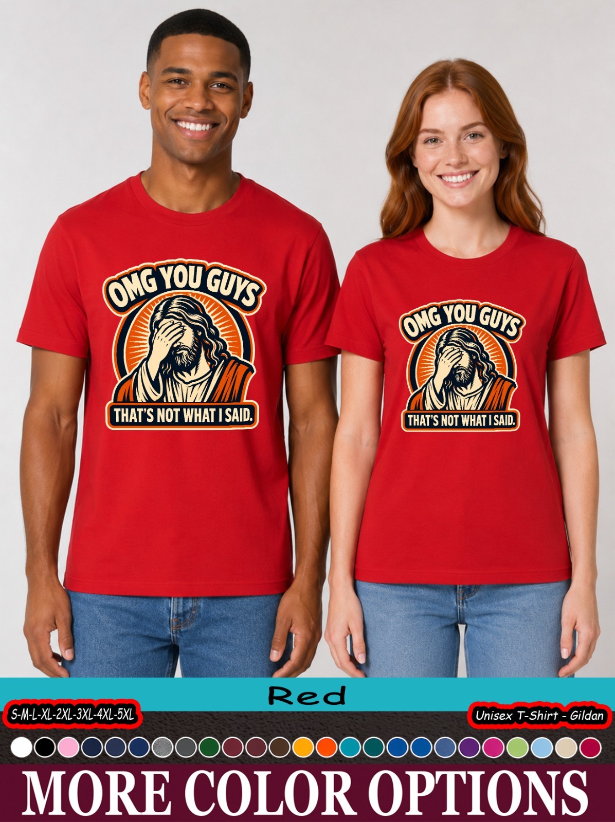 Jesus Facepalm Shirt, OMG You Guys Funny Christian Meme Tee