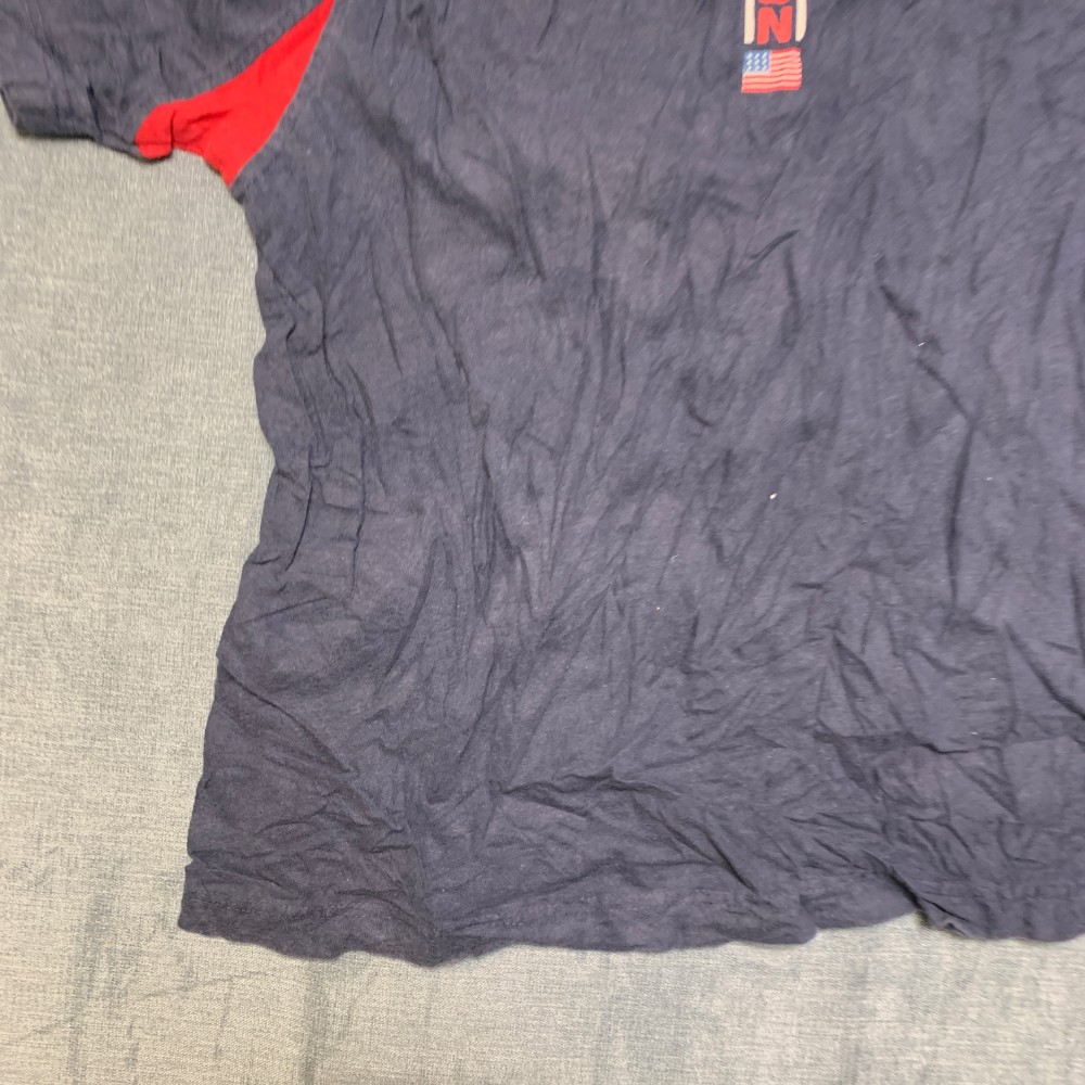 U.S. Polo Assn. T Shirt Mens Medium Navy Blue Graphic Print Casual Short Sleeve