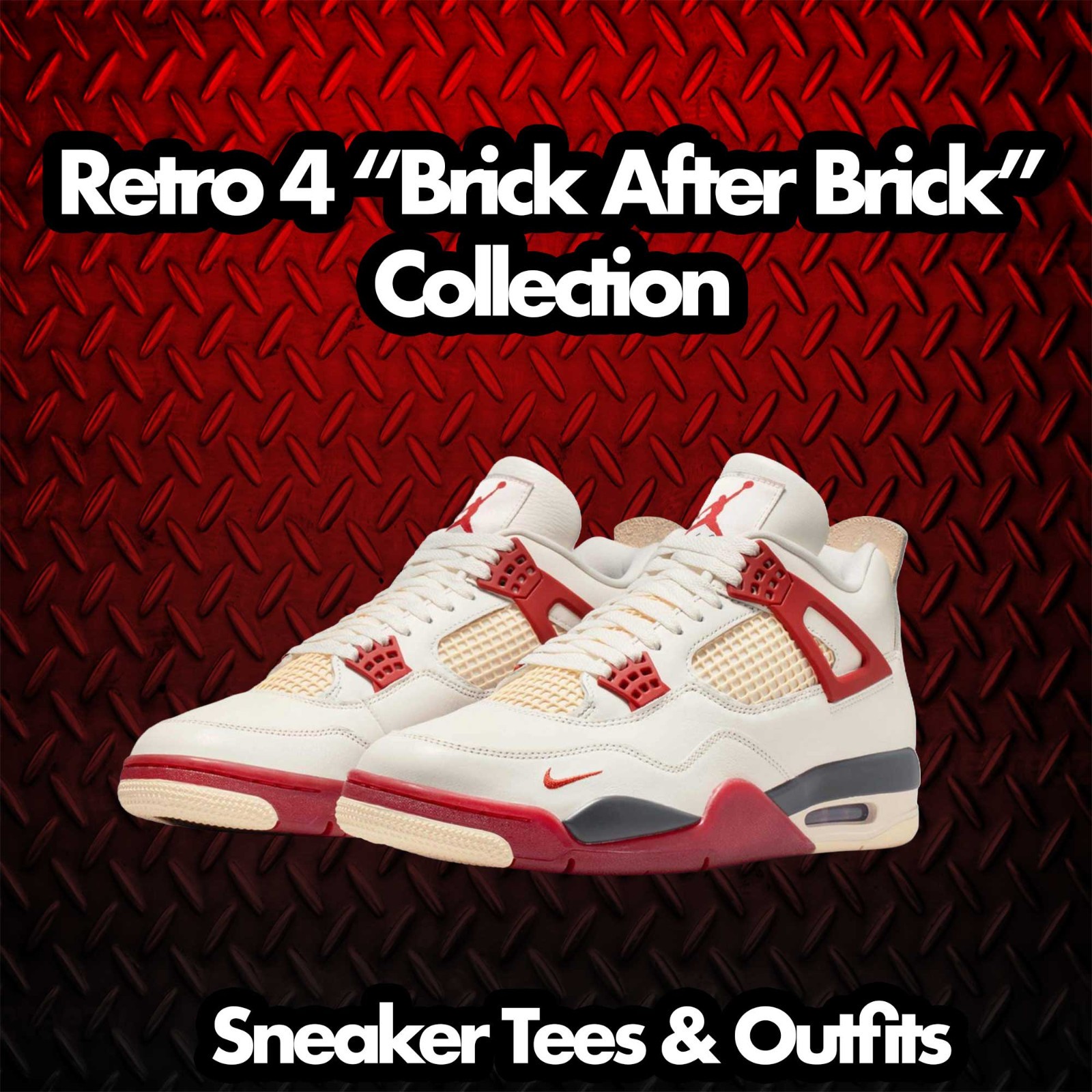 SAIL Shirt To Match Jordan 4 Brick After Brick Sneakers – Wall Tees