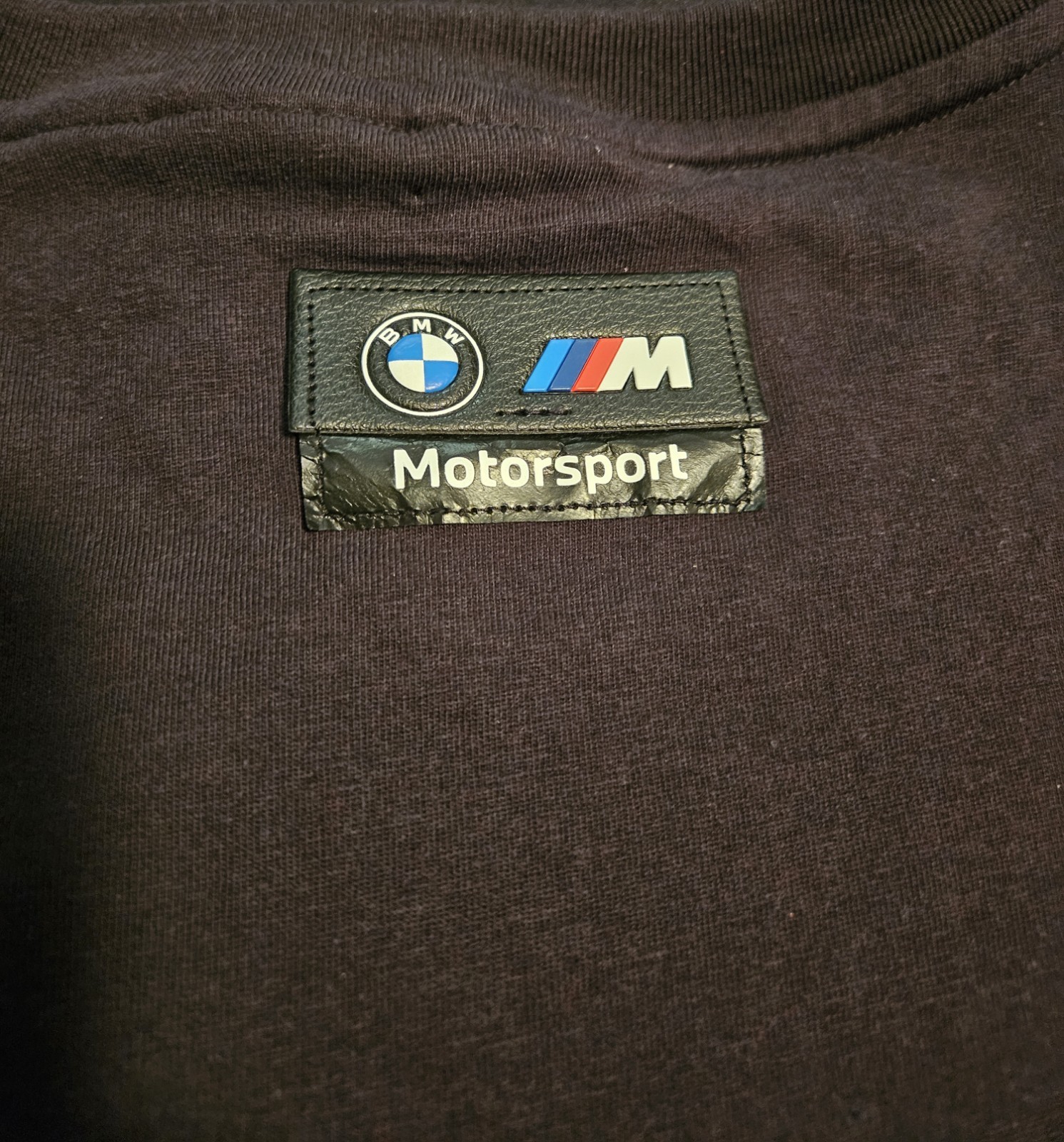Puma BMW Motorsport Men’s Garage Crew Black Short Sleeve T-Shirt Size 2XL NWT
