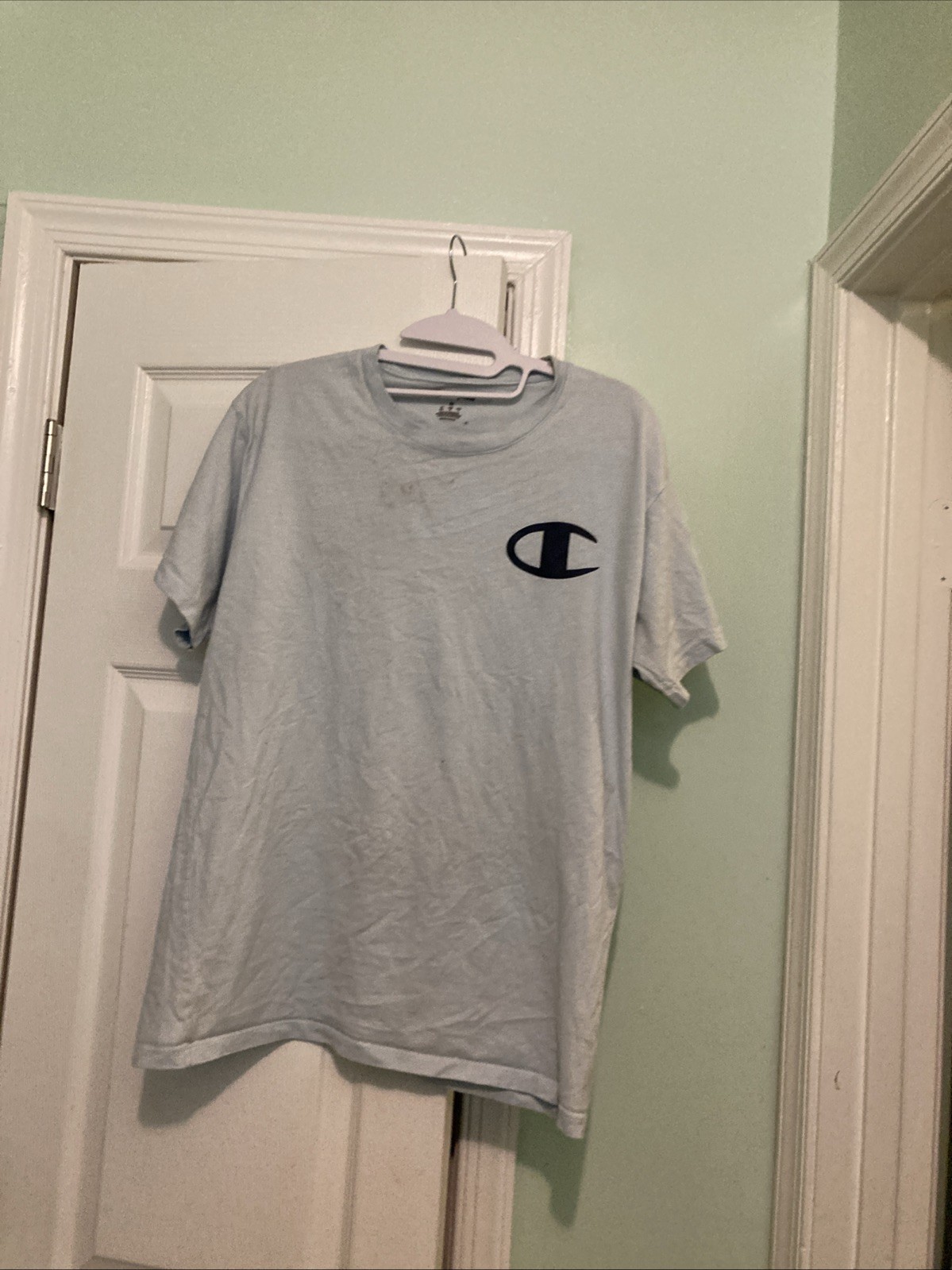 Lot Of 3 Champion MStrahan Mossimo Mens T Shirt Short Sleeves Black Blue Gray M