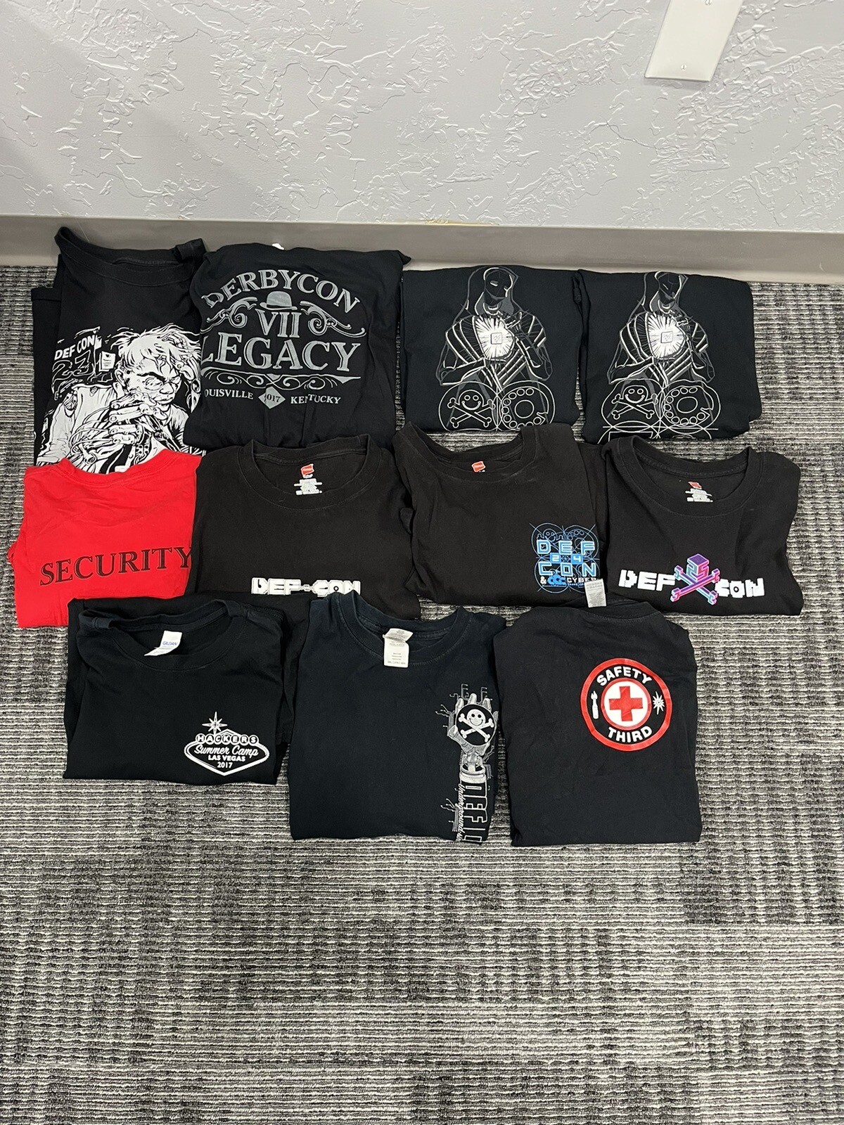 Defcon Shirts Men’s XXL – 11 Shirts