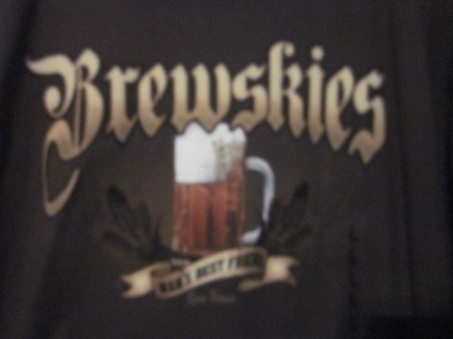 NWT – BREWSKIES Man’s Best Friend Since Forever Beer Image Adult L S-Sleeve Tee