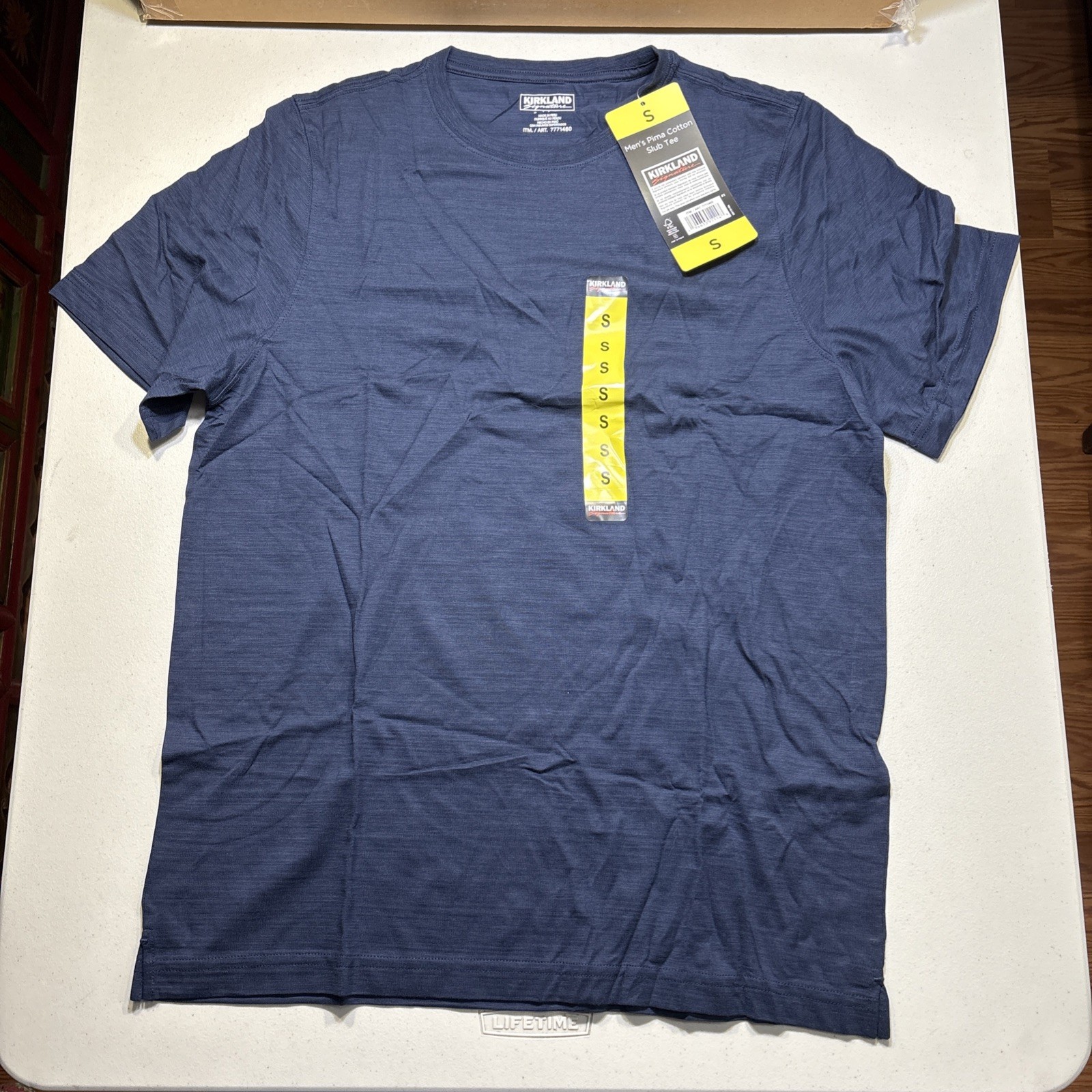 Kirkland Signature Men’s Pima Cotton Slub Tee NWT Size S