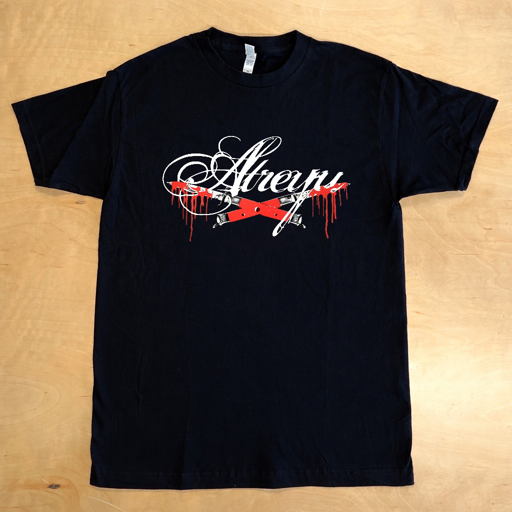 Atreyu Band Short Sleeve Cotton T-Shirt – Black, All Sizes