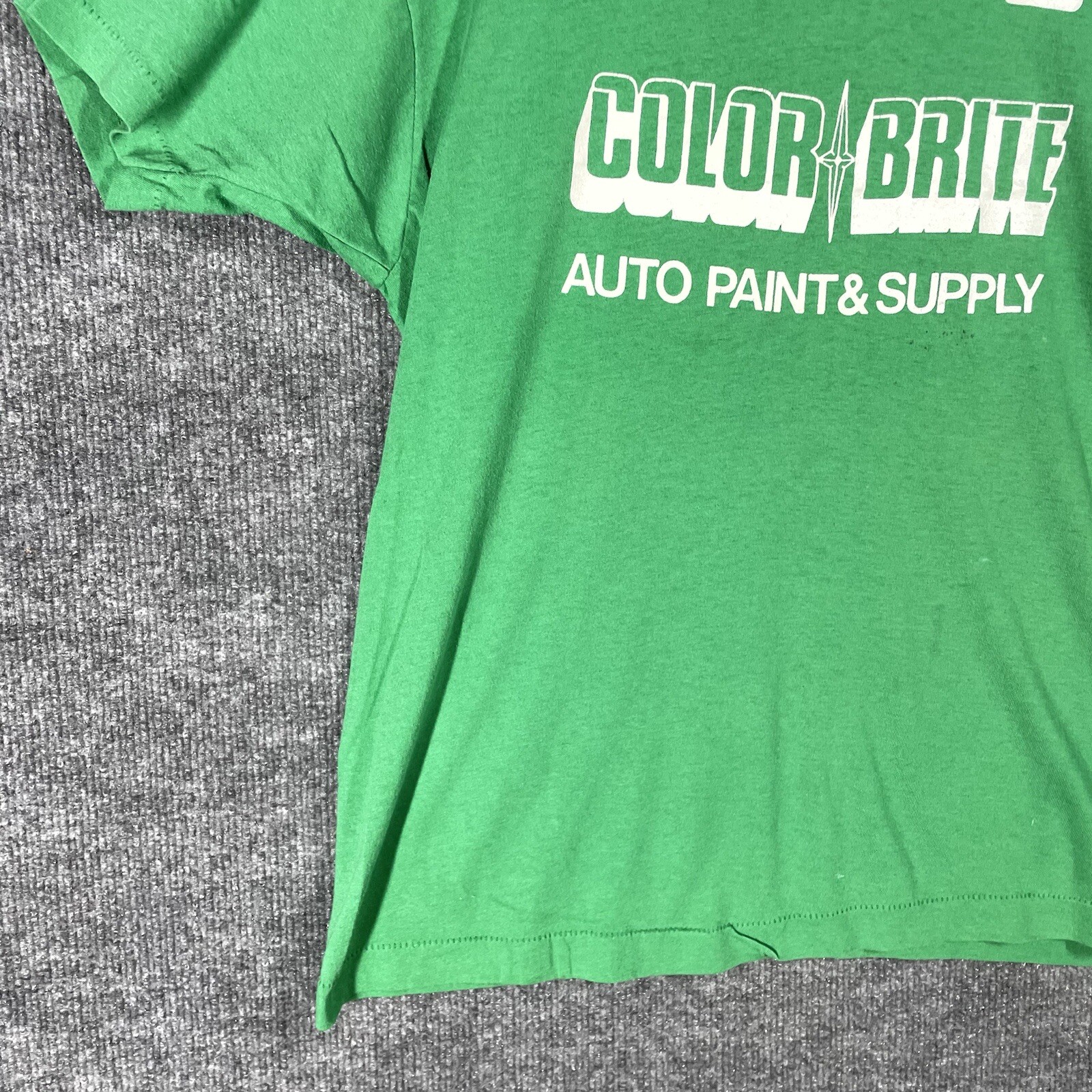 VINTAGE Color Brite Auto Parts Paint & Supply T Shirt Size XL 80s 90s PPG