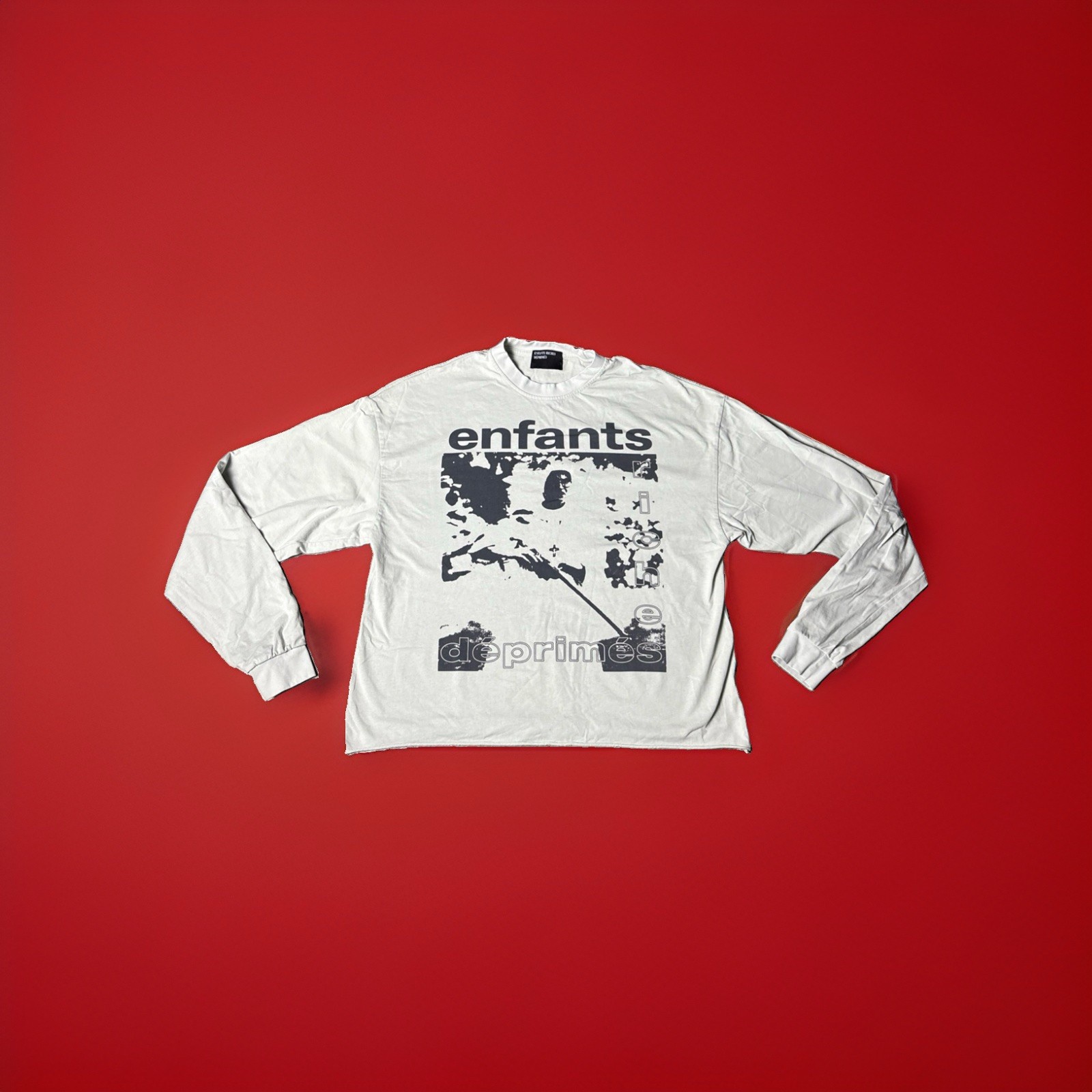 Enfants Riches Déprimés (ERD) Underground Long-Sleeve Crop T-Shirt Rare