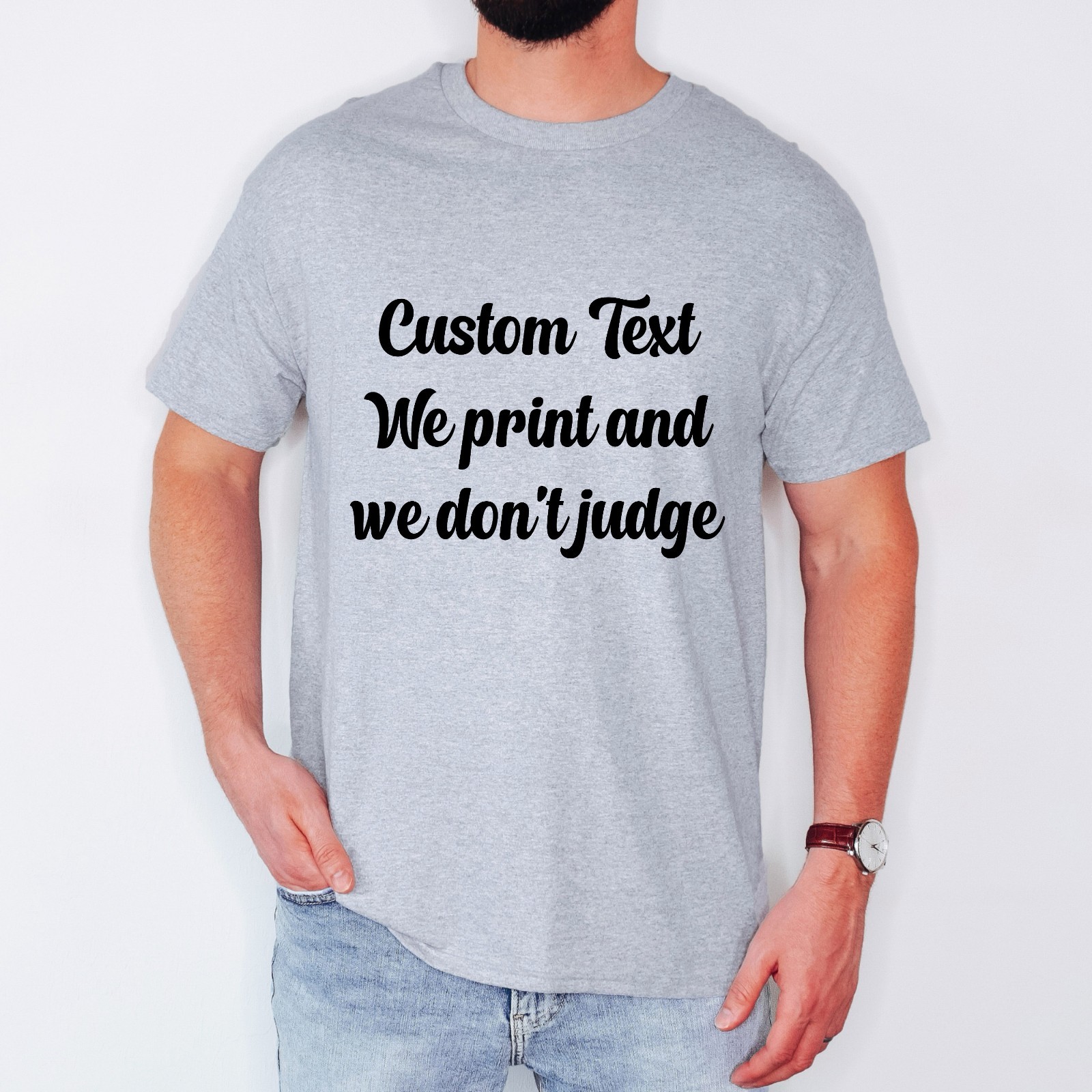 Custom Printed Cotton T-Shirt: Personalized Design, Any Occasion