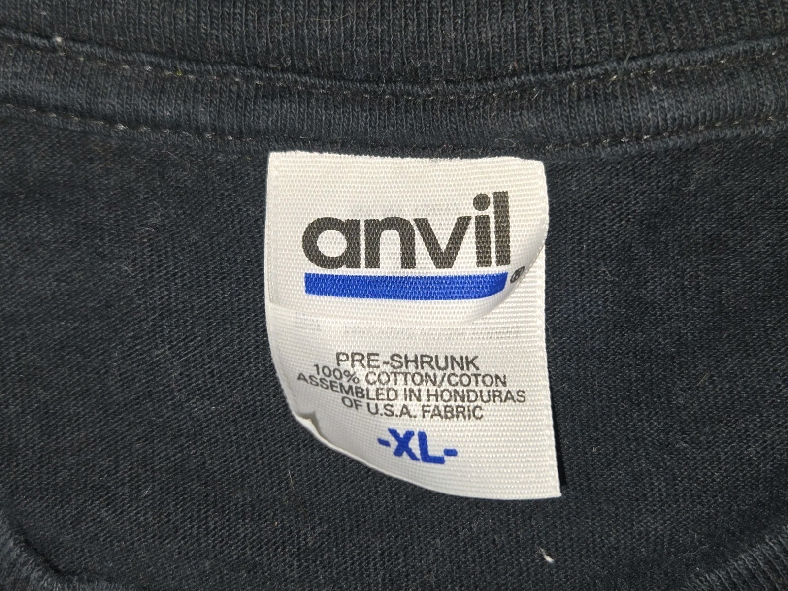 Vintage Anvil Shirt Bloody Hand Dragging Ameristar Casino Mens XL Black Movie