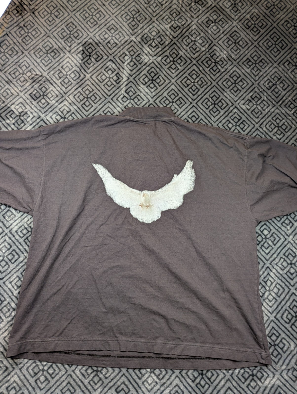 YEEZY YZY x Gap Engineered by Balenciaga Dove T Shirt Kanye Black Size Large