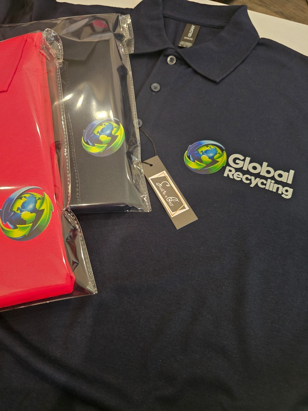 Personalized Customized Polo Your Logo Photo & Text Men’s Shirt USA New Gift Tee