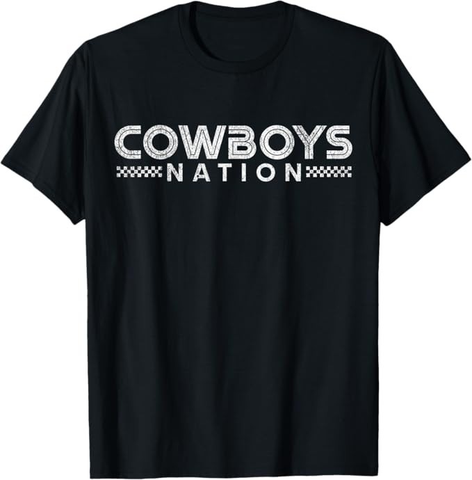 Cowboys Nation Supporter Design Dallas Classic Sports T-Shirt