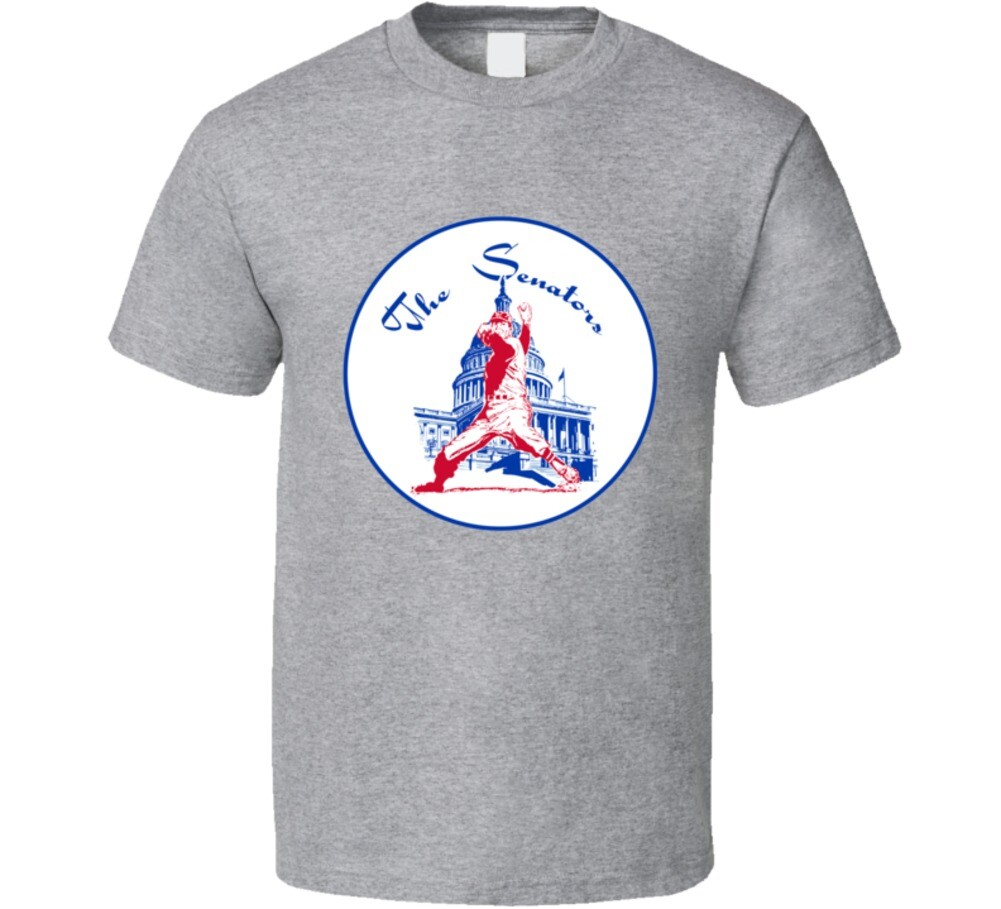 Washington Senators Retro Baseball Team Fan T Shirt