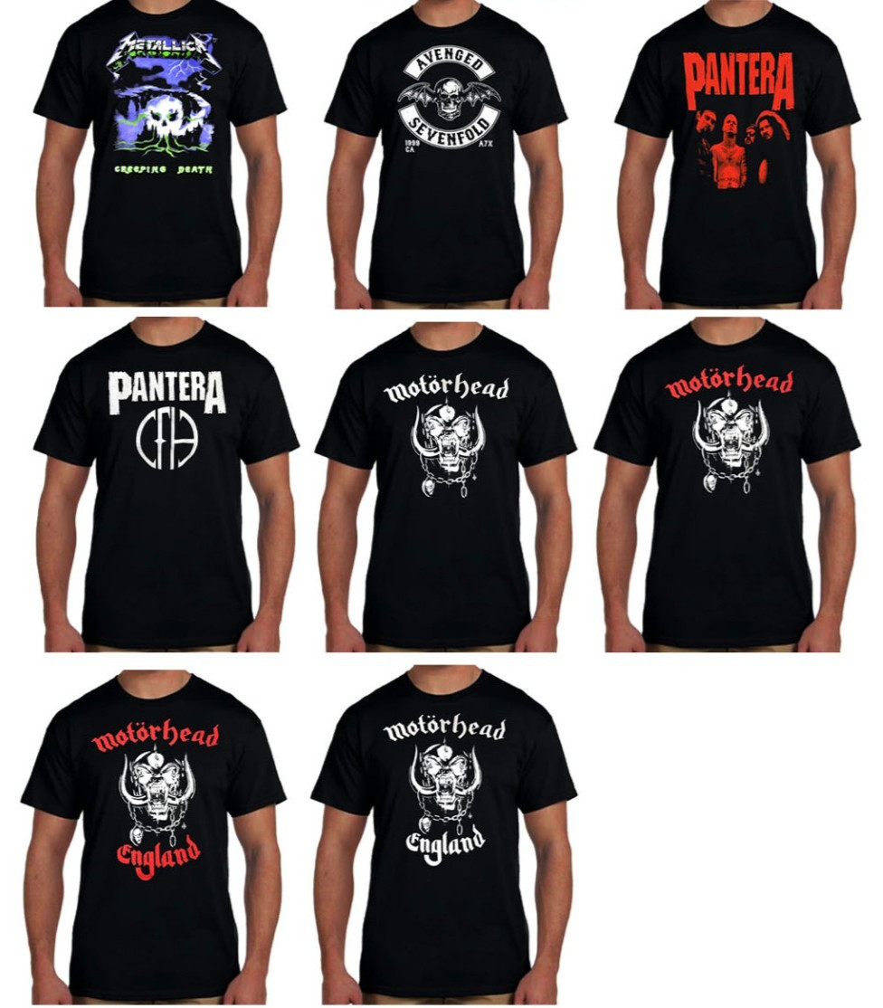 Metallica Creeping Death Heavy Metal Band Men’s Black T Shirt (Multiple Designs)