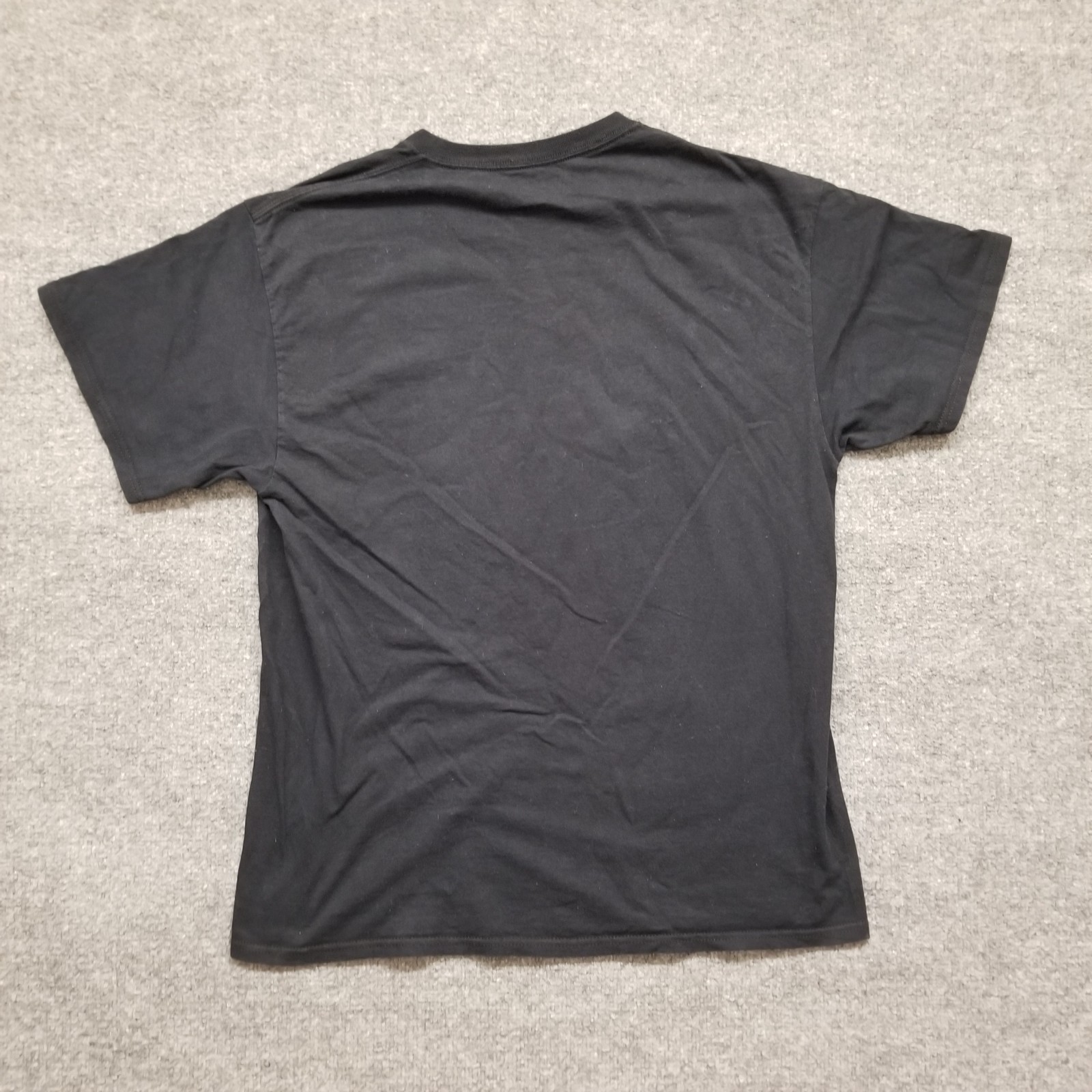 Port & Company Fender Guitars Adult T-Shirt Black Large Logo Short Sleeve Cotton