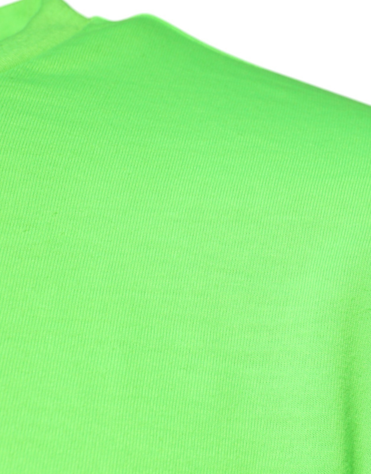 DOLCE & GABBANA T-shirt Green Logo Polyester Crew Neck Men IT48/US38/M 600usd