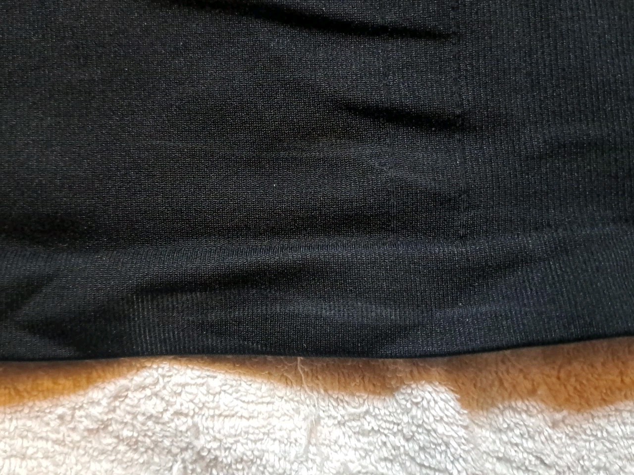 Spanx Seamless Crew Undershirt Mens Medium Black Ultra Sculpt 60012R New