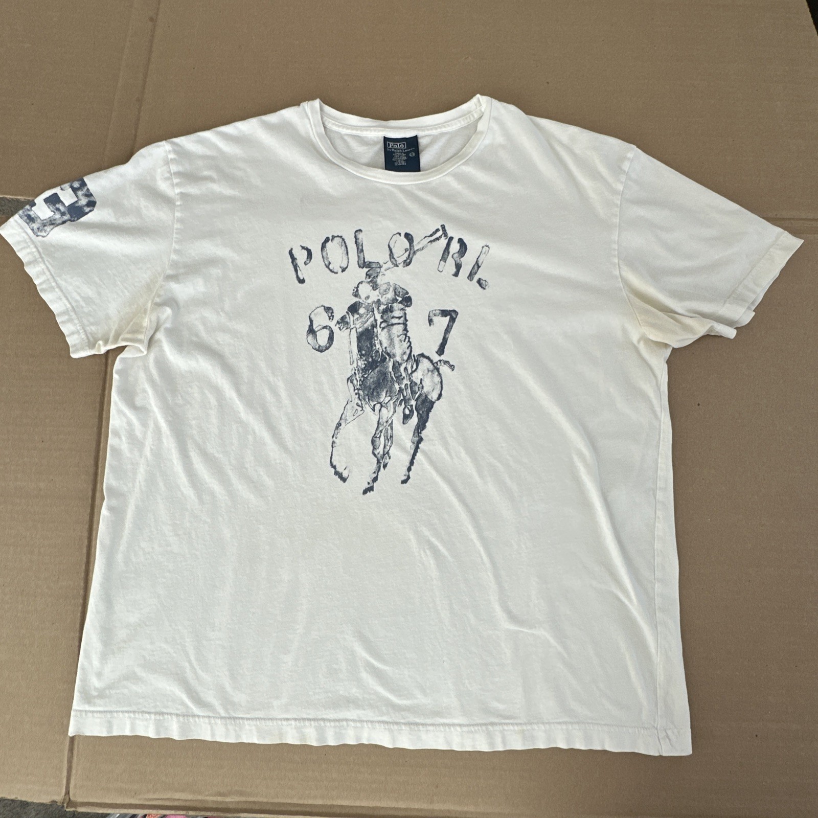Polo Ralph Lauren Men’s Water Color Big Pony T-Shirt Large #3 -SEE DESCRIPTION