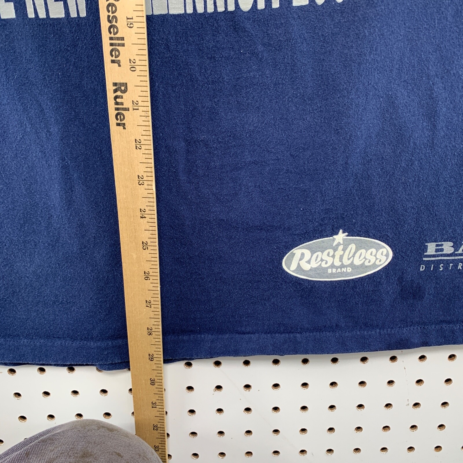 Vintage Funk Warren G Rap Shirt Mens L Blue Single Stitch Reel Tight 23.5×29