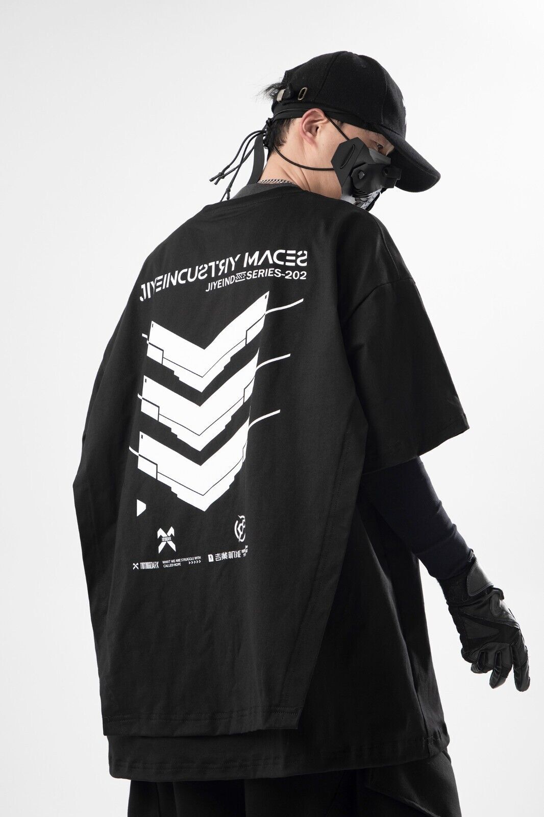 Niepce Streetwear Graphic Tee Unisex Cyberpunk JX Core Short Sleeves Shirt