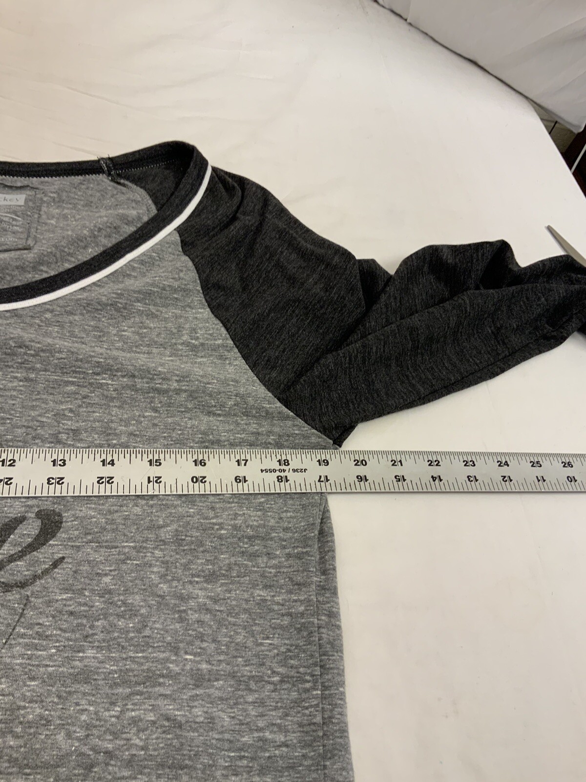 Sauce Hockey Shirt XL Gray 1/2 Sleeve Poly Cotton Rayon Made USA NWT YGI O2-335
