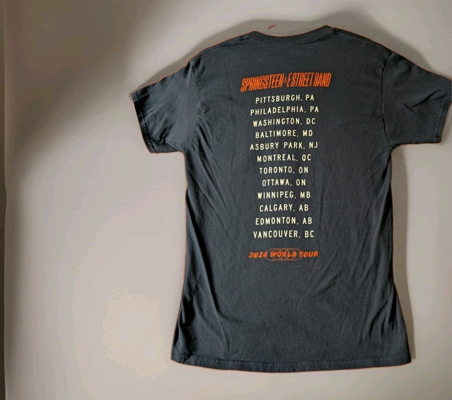 Official Bruce Springsteen & The E Street Band 2024 World Tour T-Shirt