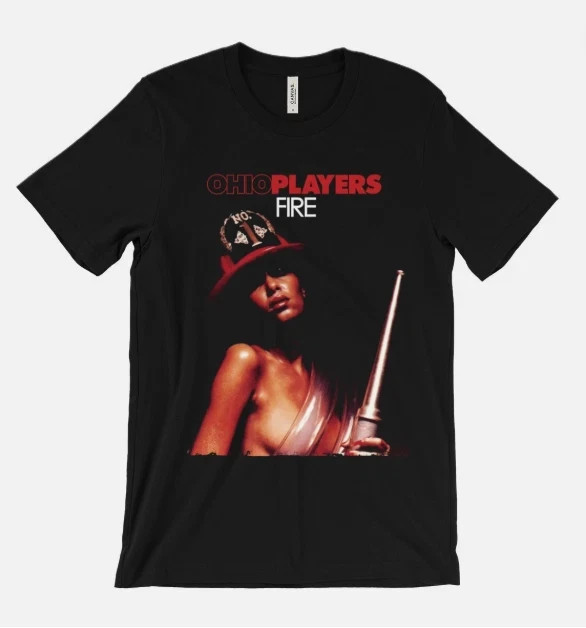 Ohio Players T Shirt – Fire Album Art 70s, Dayton Ohio, Funkadelic Worm