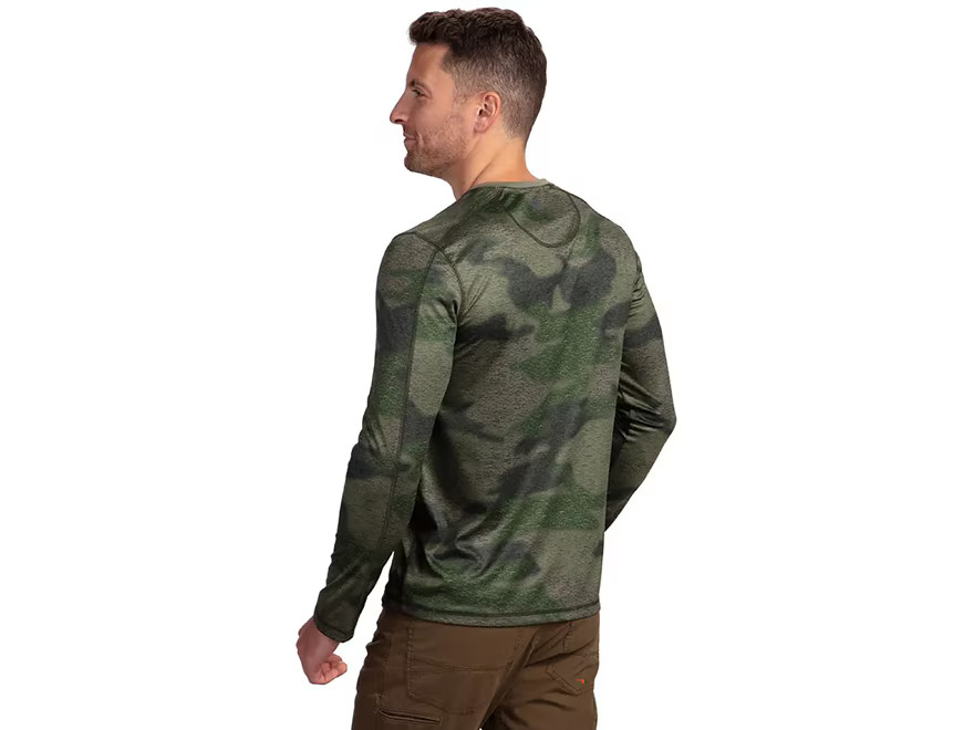 Vortex Optics Men’s Sun Slayer Long Sleeve Crew Neck T Shirt Forest Camo Medium