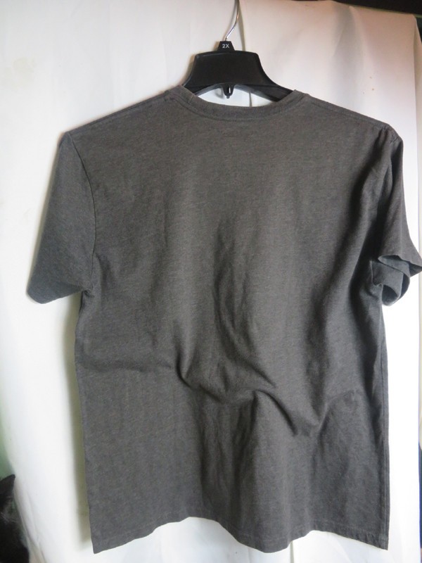 New Vintage Look Retro Schaefer Beer Gray Large T-shirt