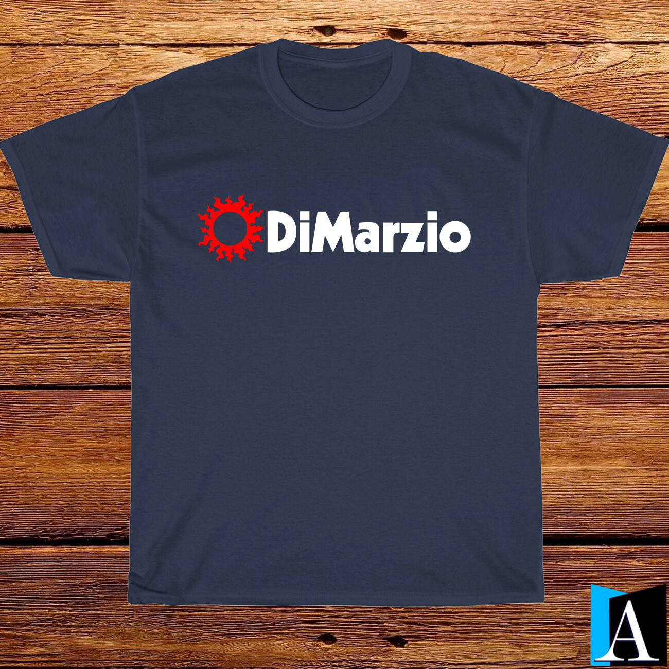 New Shirt DiMarzio Guitars Company Logo Black/ Grey/ White/ Navy T-Shirt S-5XL