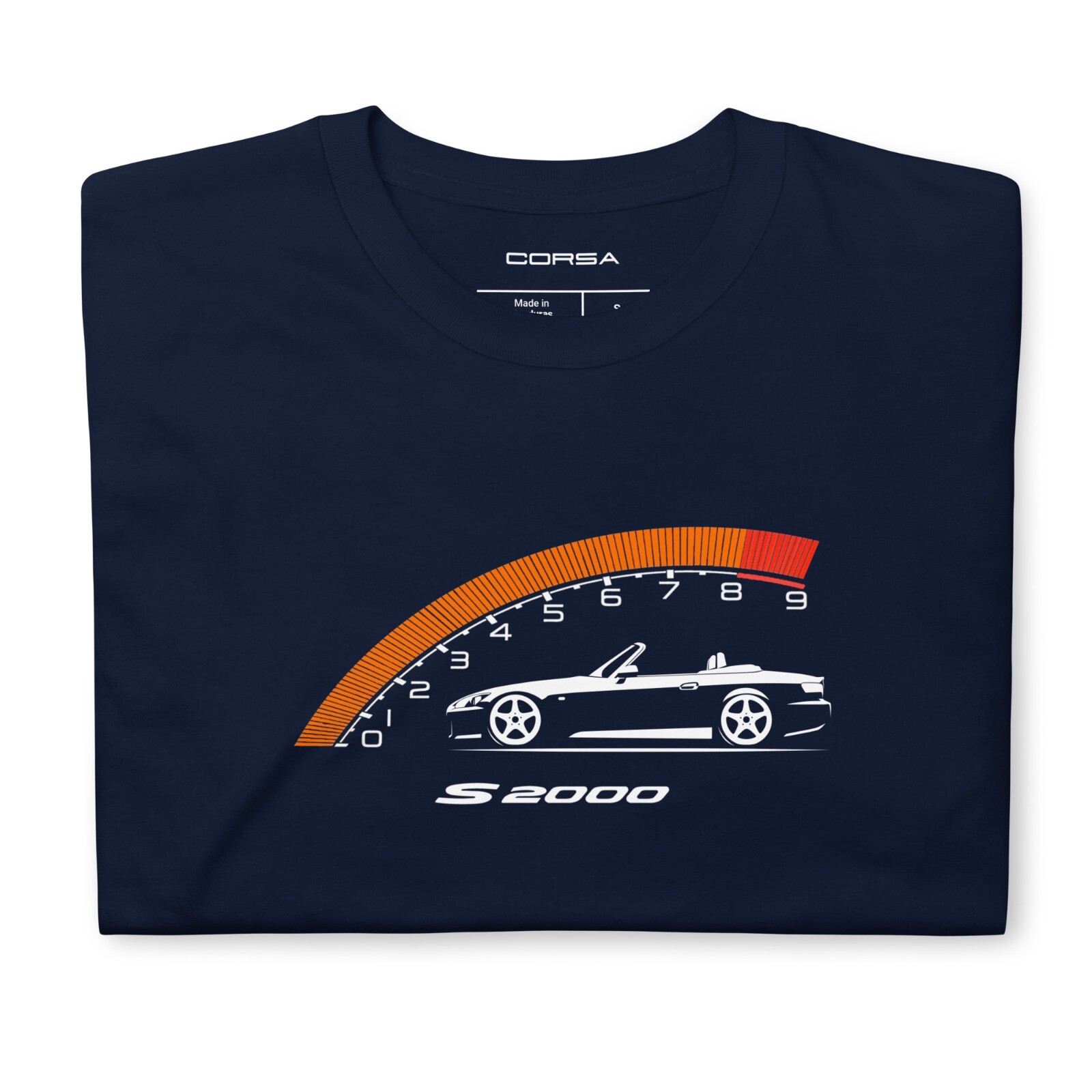 Honda s2000 Ap2 8K RPM Cluster Silhouette Men’s T-Shirt