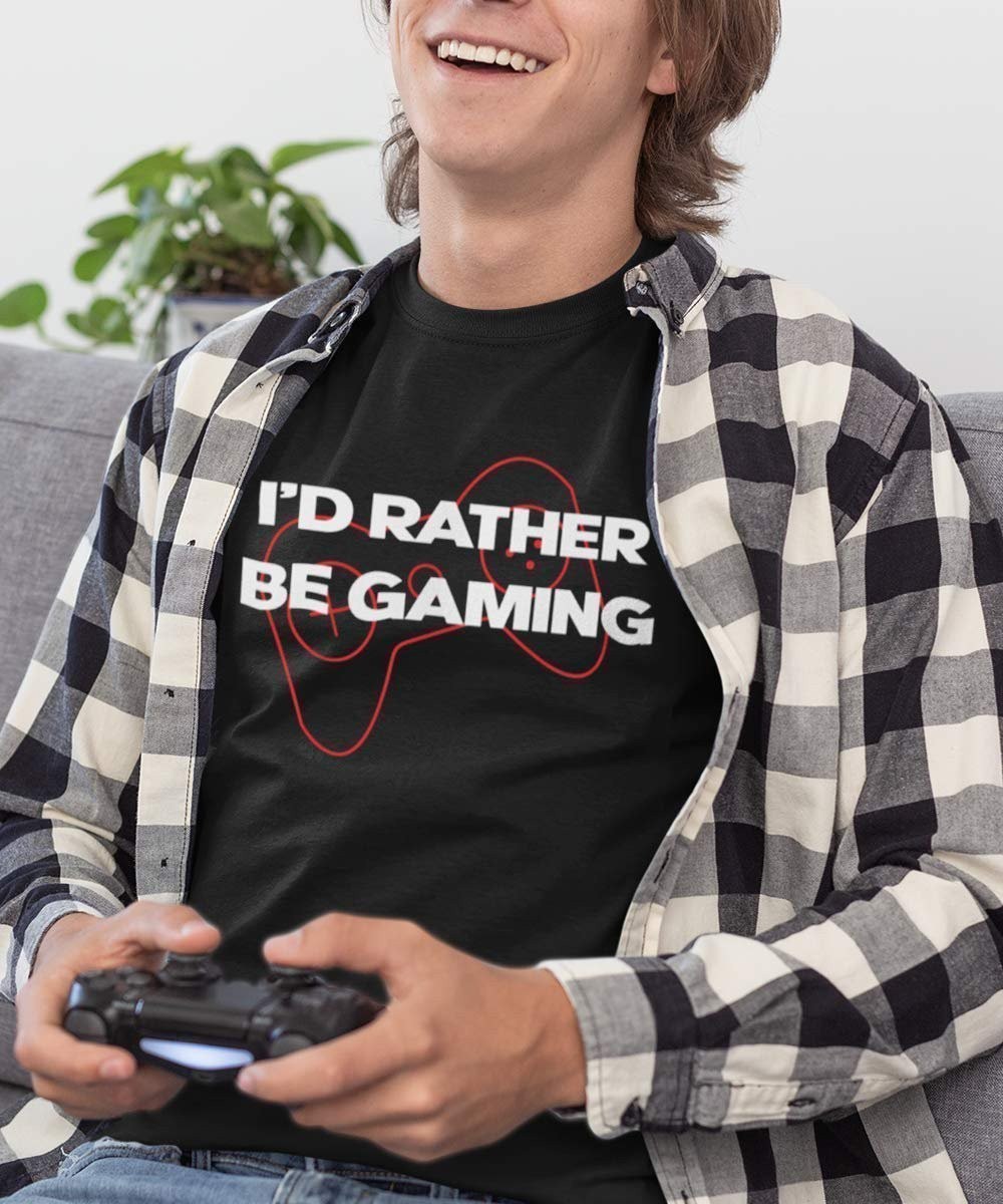 BROOKLYN VERTICAL 2-Pack Video Gamer Gaming Short Sleeve Crew Neck T-Shirt with