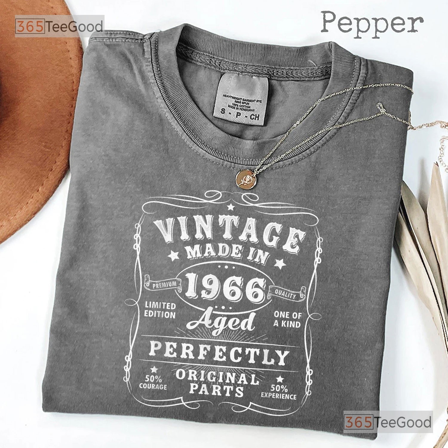 Vintage 1966 60th Birthday Shirt, Retro 60 Years Old Birthday Tee For Men