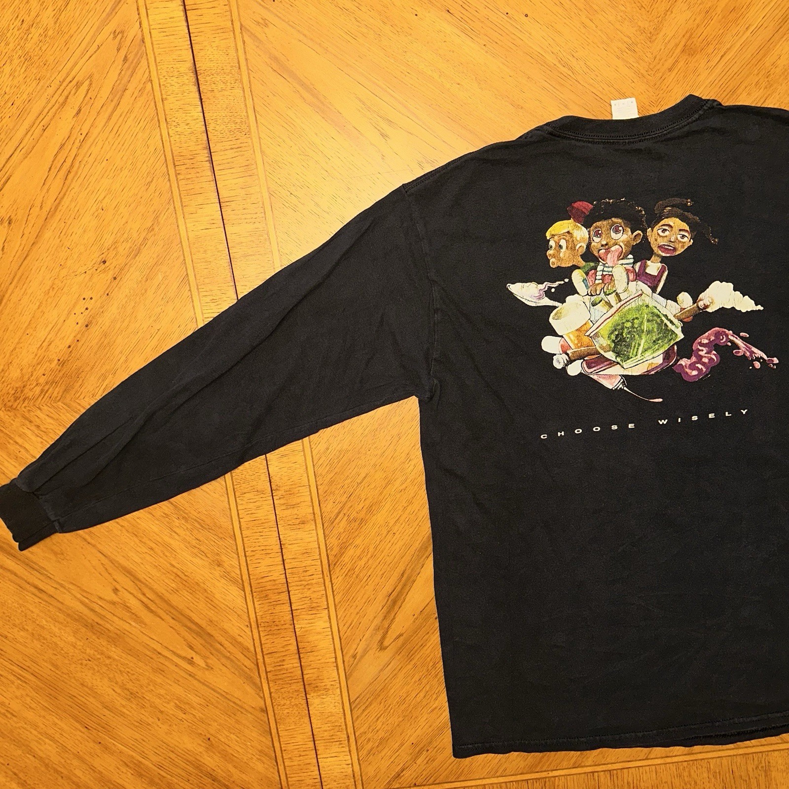 Dreamville J Cole Shirt Size Medium Black Long Sleeve Choose Wisely KOD Graphic