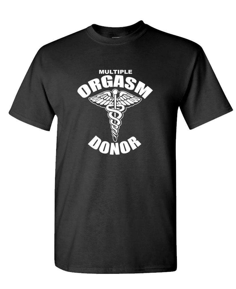 MULTIPLE ORGASM DONOR – Unisex Cotton T-Shirt Tee Shirt