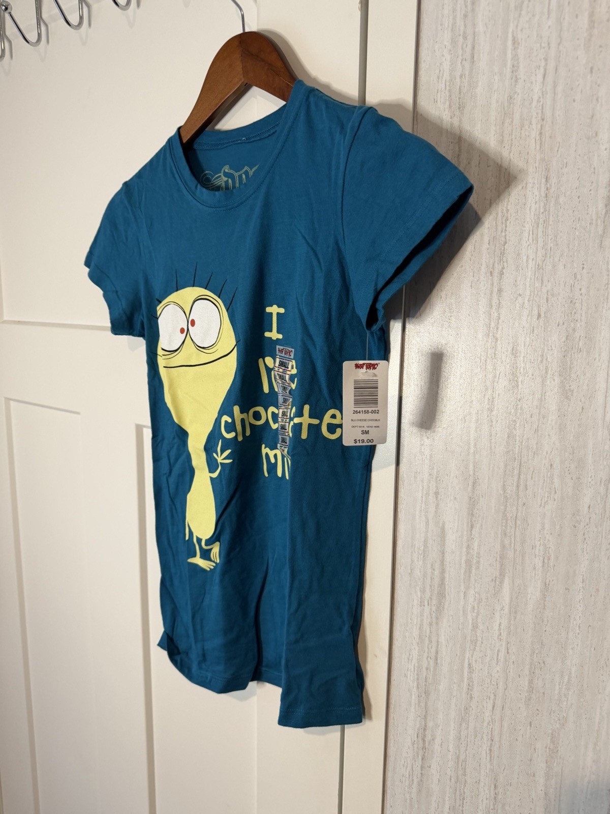 Vintage NWT I Like Chocolate Milk Fosters home for imaginary friends Doe Size Sm