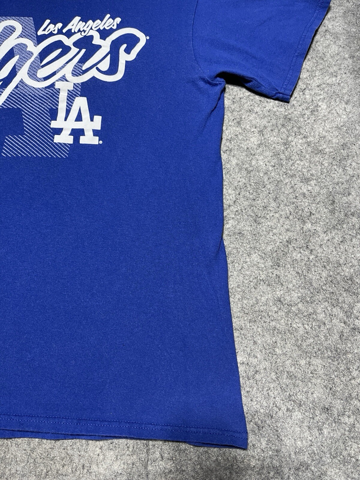 MLB Los Angeles Dodgers Blue LA Baseball Team Large Shirt