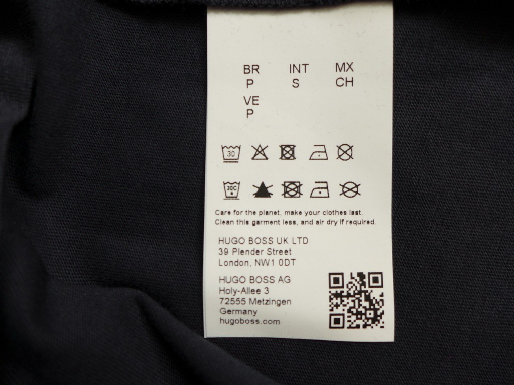 BOSS Men’s S Tessler 33 Slim Fit Crew Neck Short Sleeve Logo Tee Made Portugal