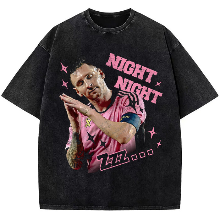 Lionel Messi Night Night Celebration Celly Greatest Of All Time GOAT T-Shirt