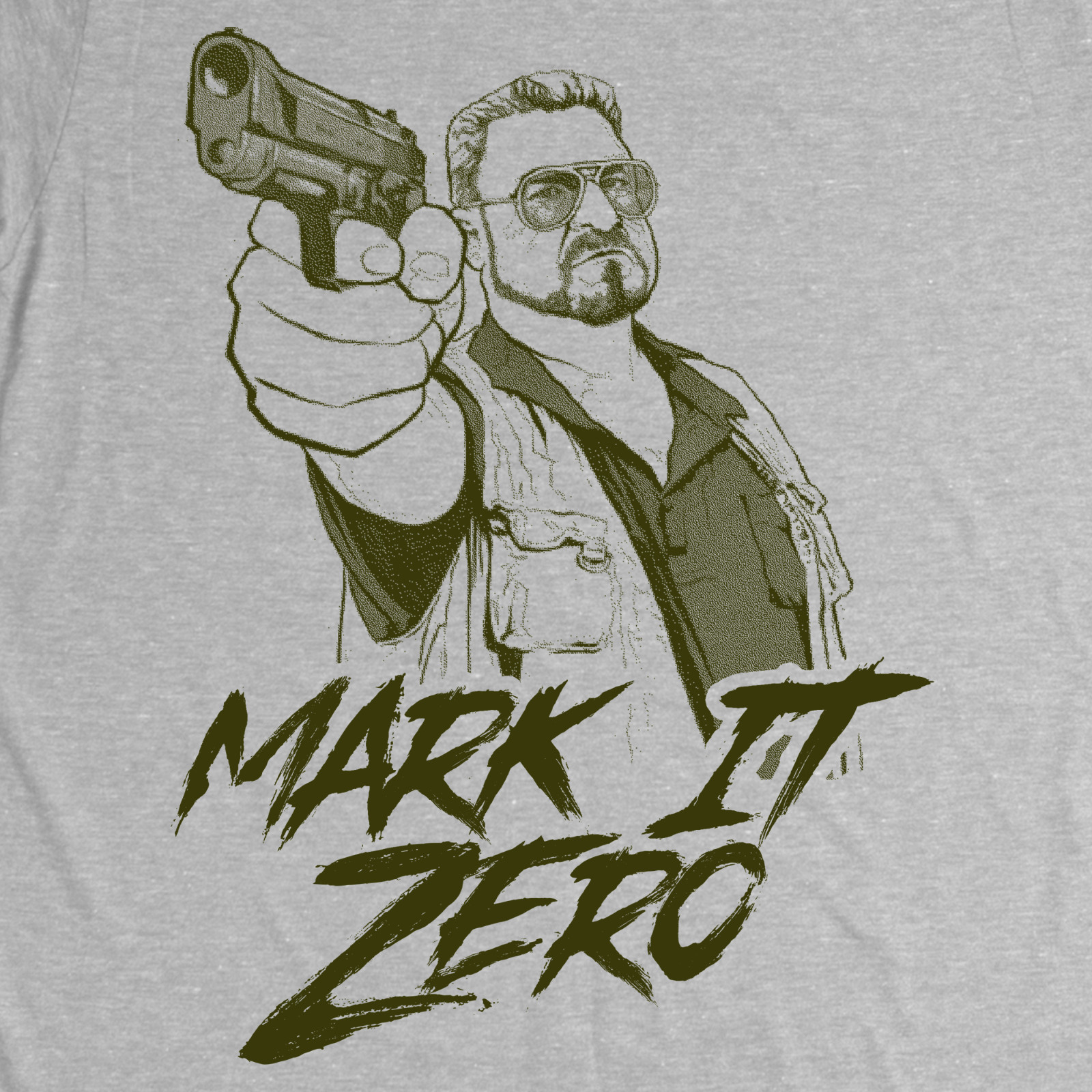 The Big Lebowski Mark It Zero Smokey This Is Not Vietnam There Are Rules T Shirt