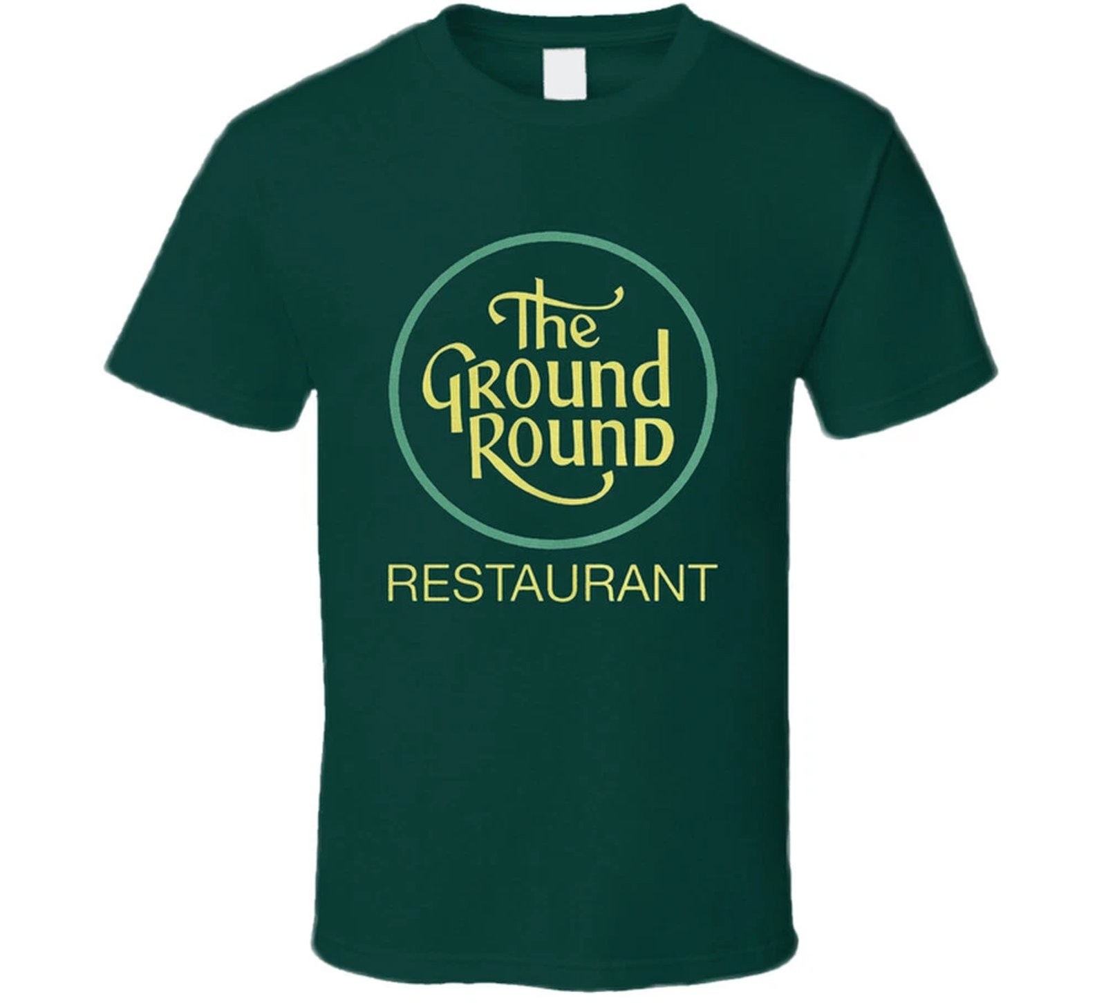 Vintage Ground Round Graphic Tee Unisex Cotton T-Shirt Retro Funny Gift