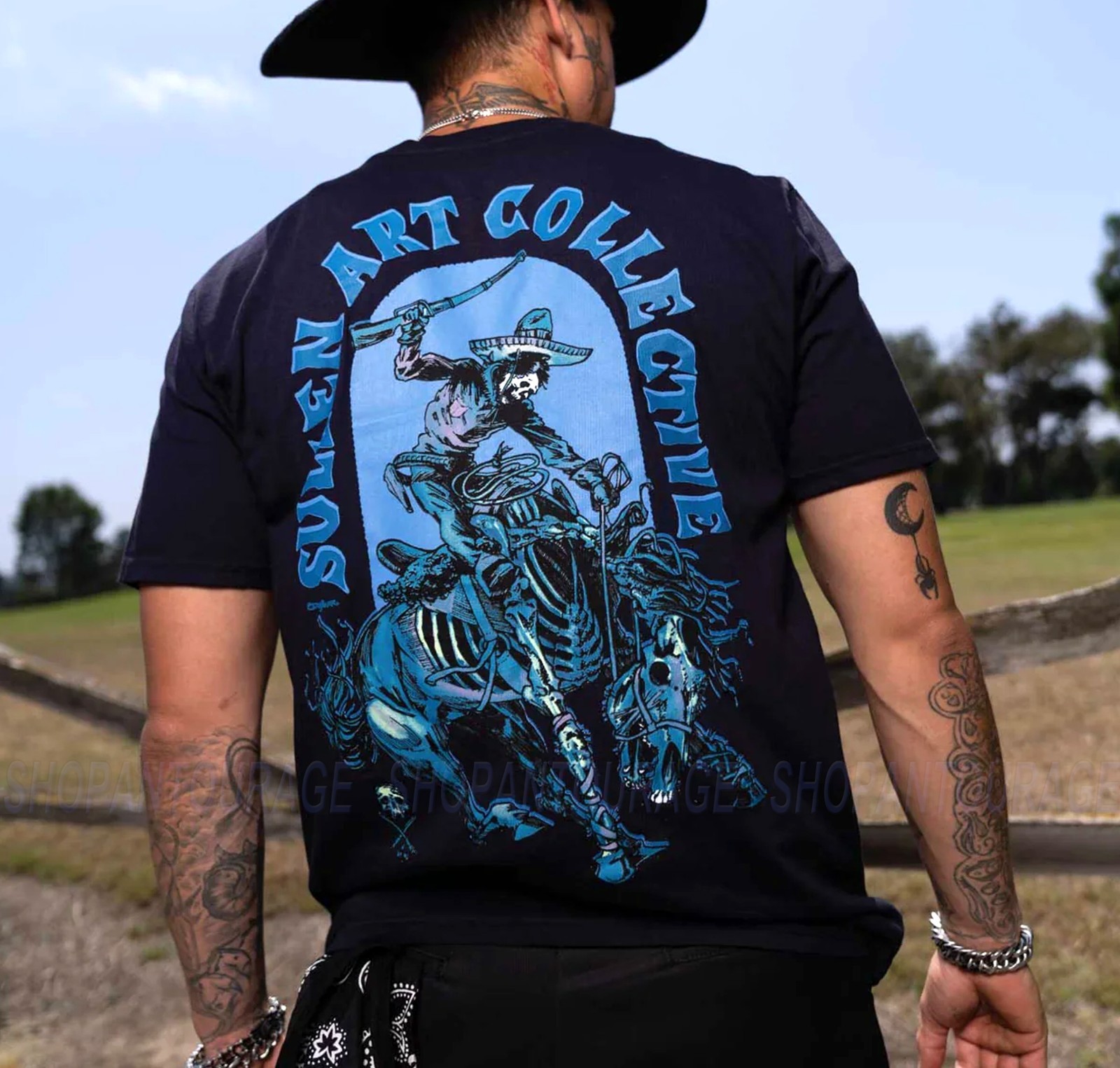 Sullen Art Collective Fantasma Premium Fit SCM6953 Short Sleeve T-shirt For Men