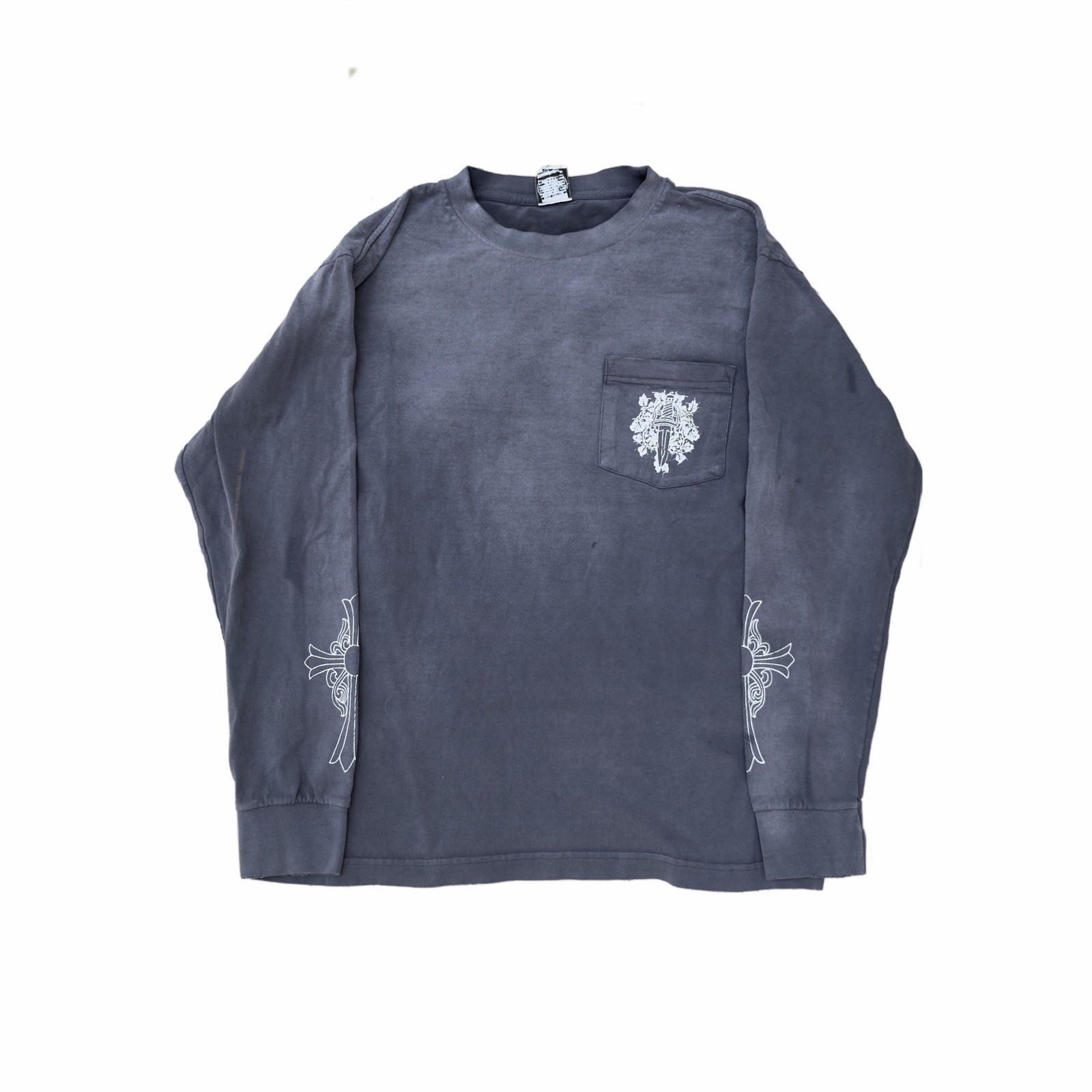 Chrome Hearts Vintage Tee Cross Sleeve