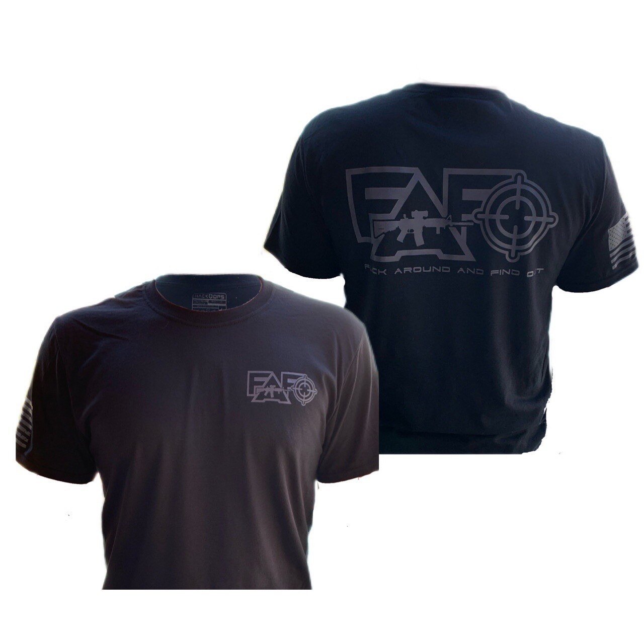 Next Level 6210 FAFO Patriot Style T-Shirt AR15 American Flag NL6210 Size XL