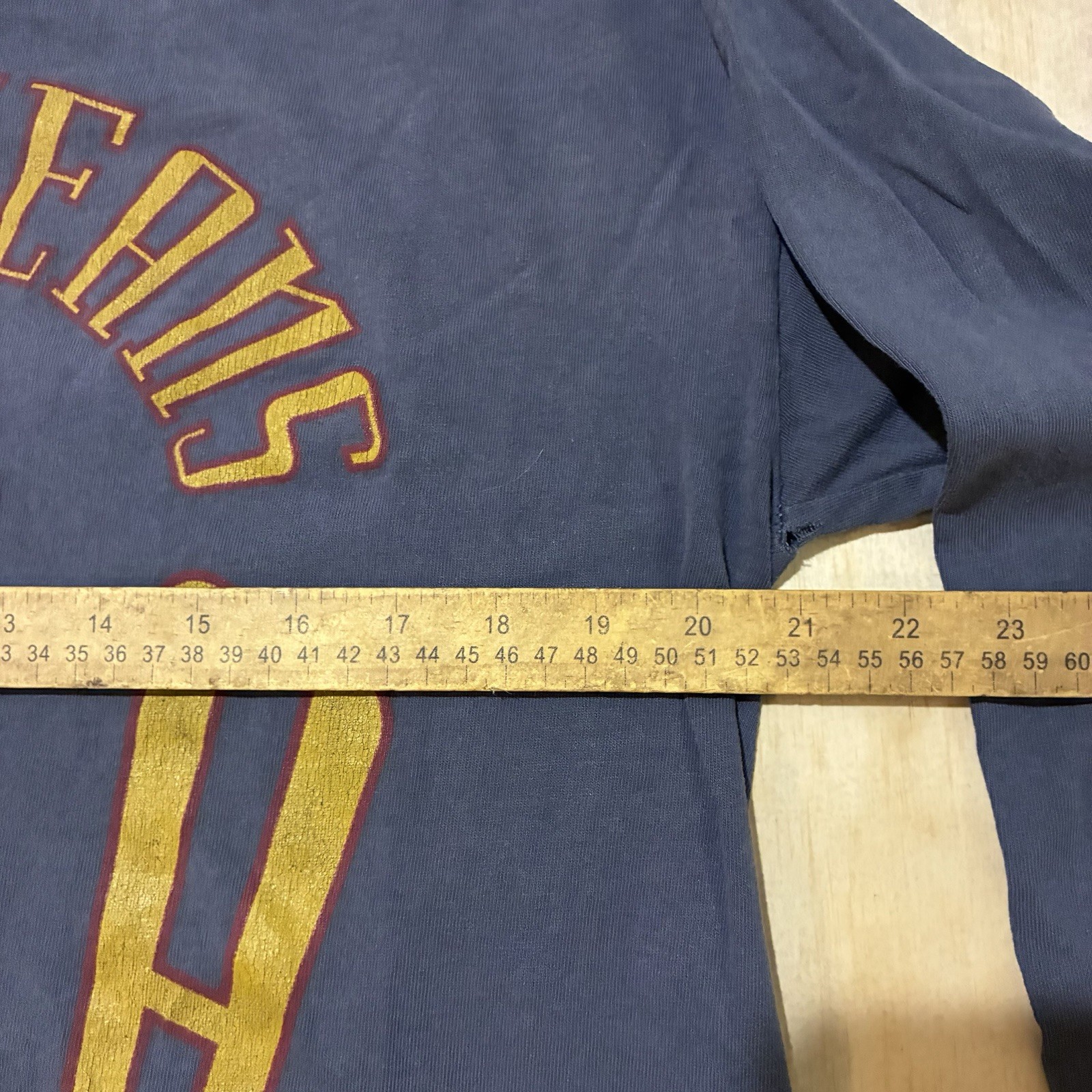 VTG 90s Guess Jeans USA Spellout Long Sleeve T-Shirt XL Navy Made in USA