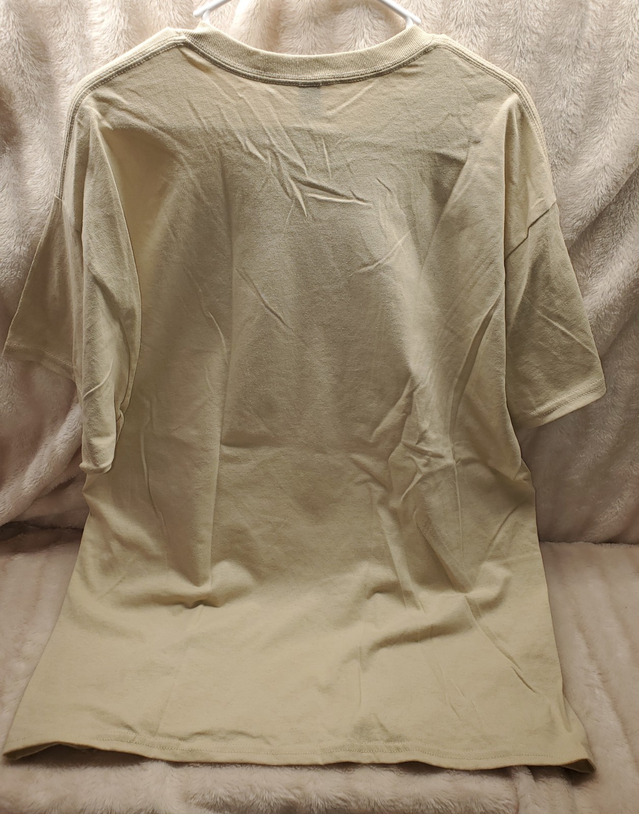 Dreamville The Fade J. Cole Gildan XL Cotton Tan T- Shirt Has Several Spots