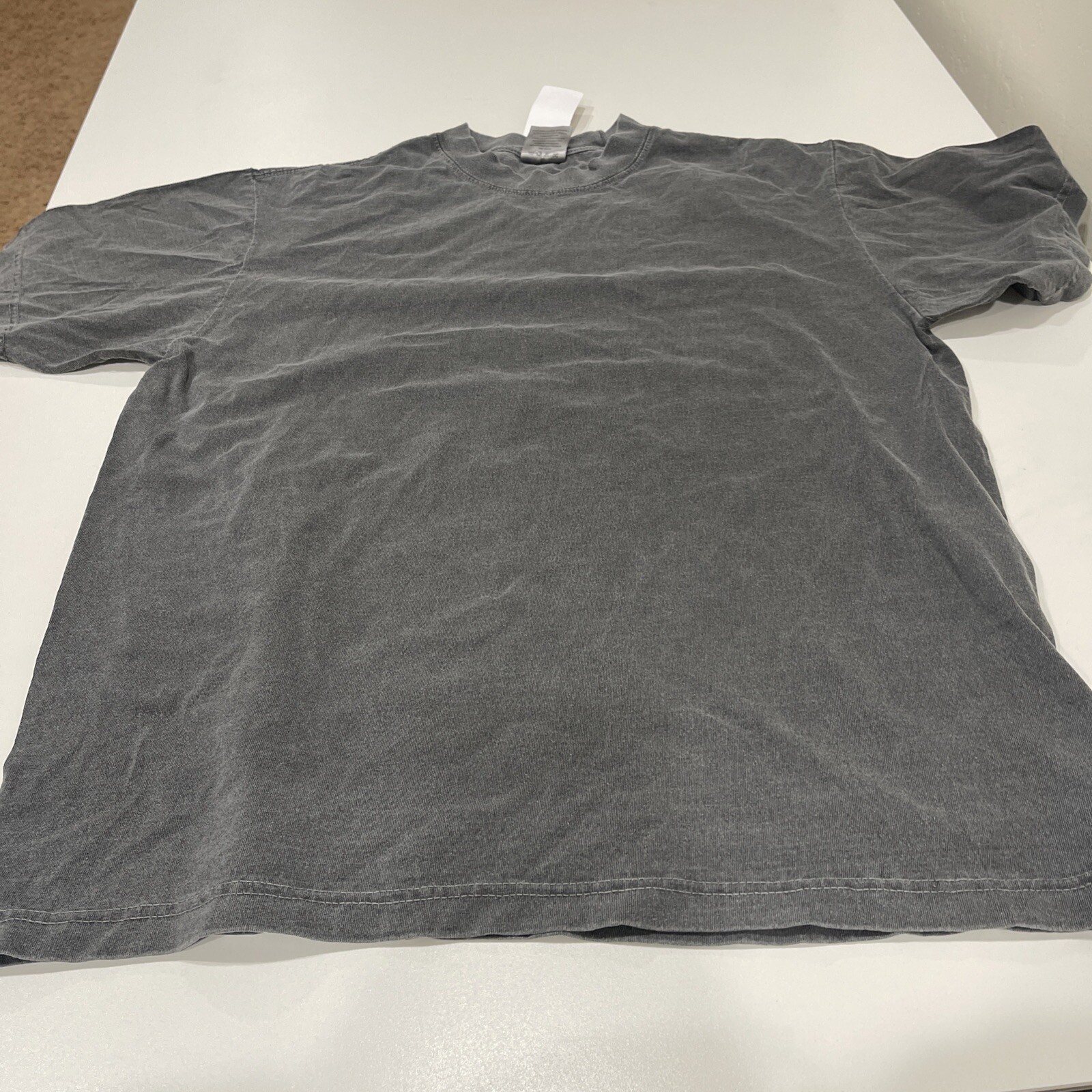 Shaka Wear Max Heavyweight Garment Dye Charcoal T-Shirt L